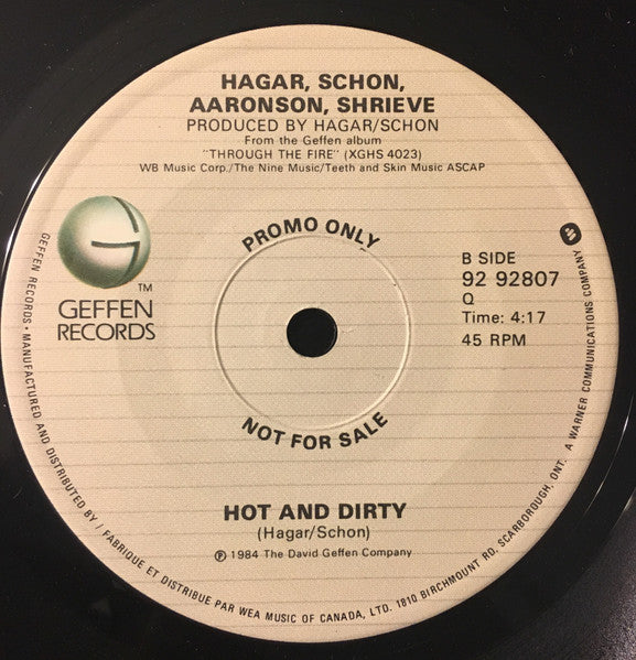 HSAS : Whiter Shade Of Pale (7", Single, Promo)