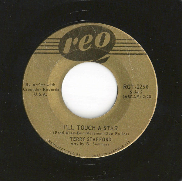 Terry Stafford : Suspicion (7", Single, RE)