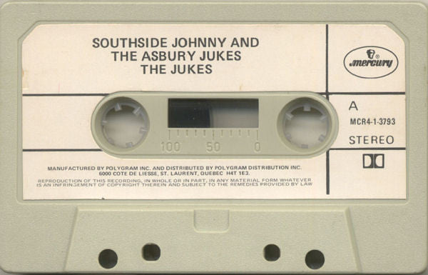 Southside Johnny & The Asbury Jukes : The Jukes (Cass, Album)