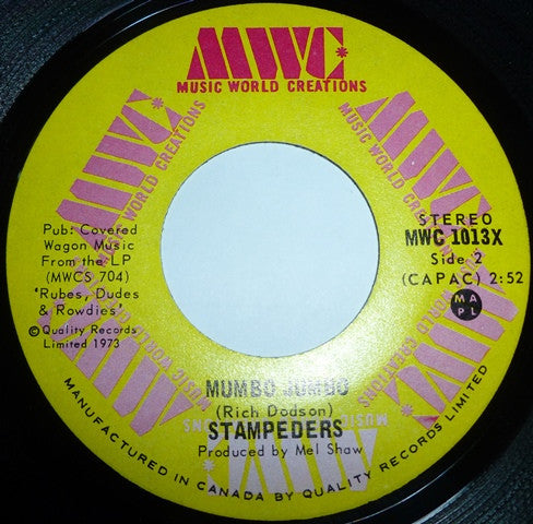 The Stampeders : Minstrel Gypsy (7", Single)