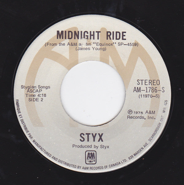 Styx : Lorelei (7", Single)