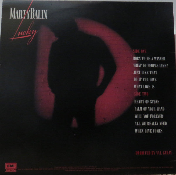 Marty Balin : Lucky (LP, Album)
