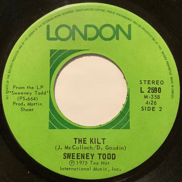 Sweeney Todd : Roxy Roller (7", Single, Lar)