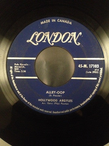 Hollywood Argyles : Alley-Oop (7", Single)