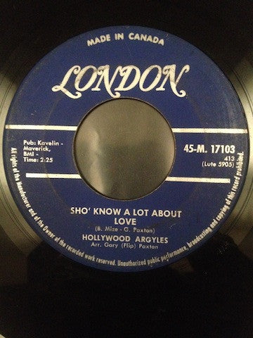 Hollywood Argyles : Alley-Oop (7", Single)