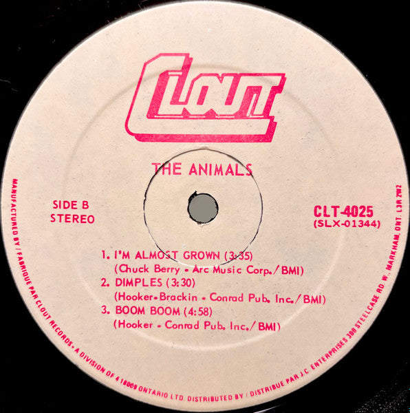 The Animals : Best Of The Animals (LP, Comp)
