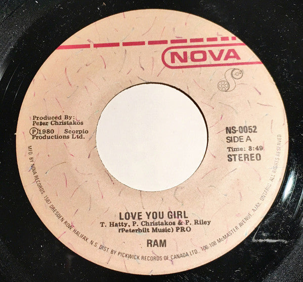 Ram (28) : Love You Girl (7", Single)