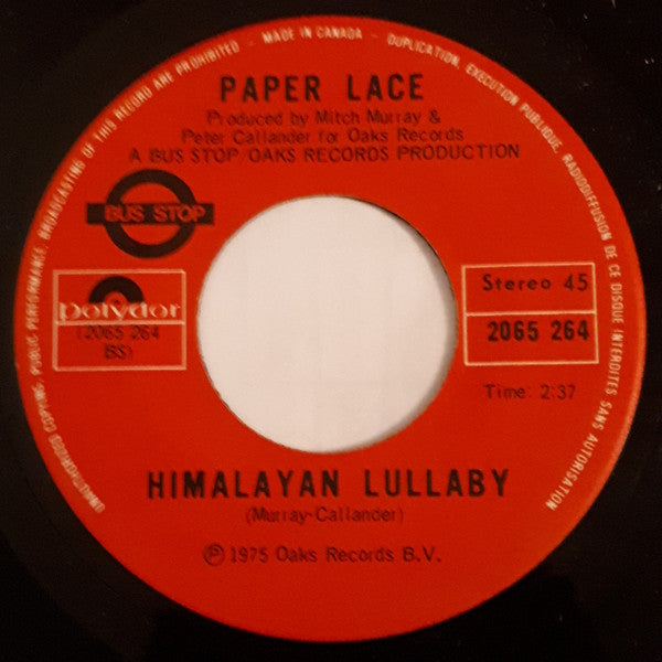 Paper Lace : So What If I Am (7", Single)