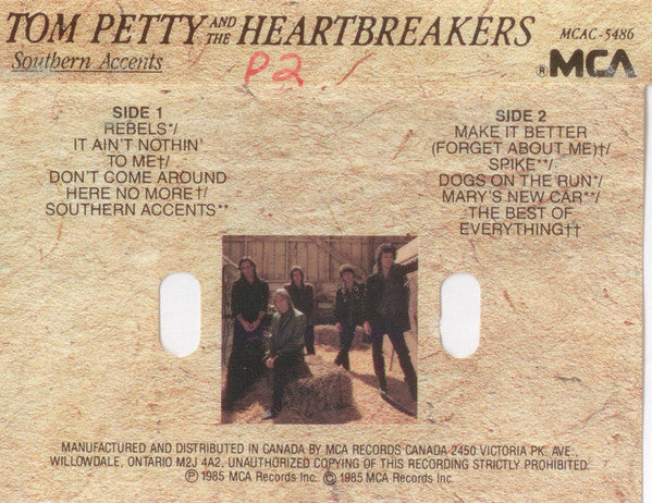 Tom Petty And The Heartbreakers : Southern Accents (Cass, Album, Dol)
