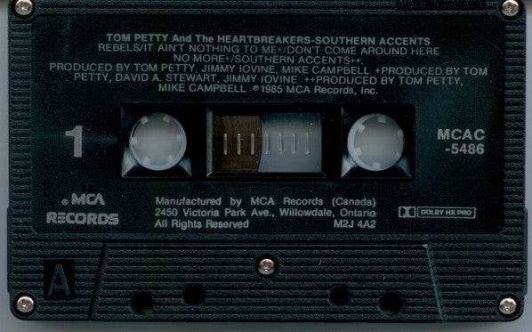 Tom Petty And The Heartbreakers : Southern Accents (Cass, Album, Dol)