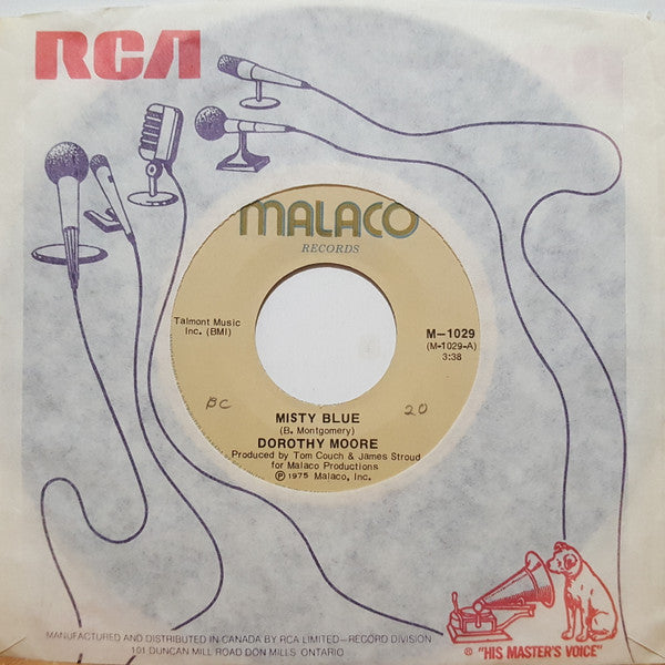 Dorothy Moore : Misty Blue (7", Single)