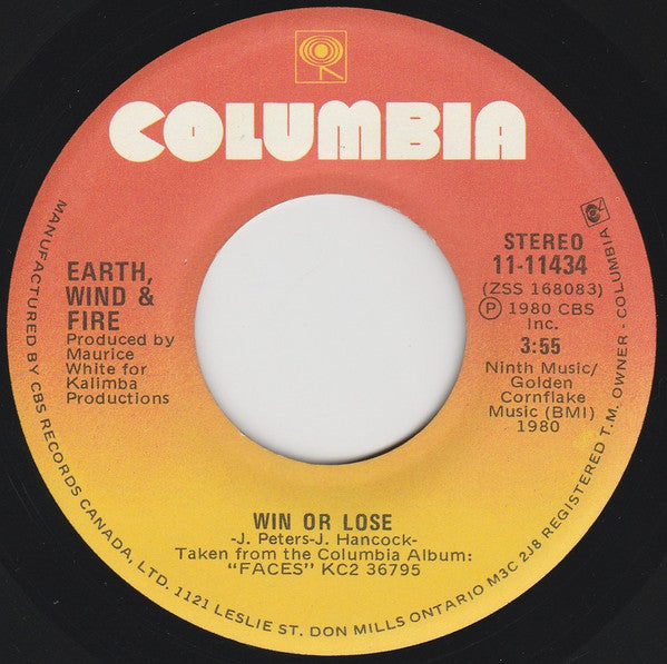 Earth, Wind & Fire : And Love Goes On (7", Single)