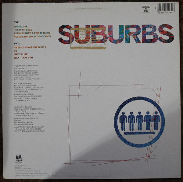 The Suburbs : Suburbs (LP, Album)