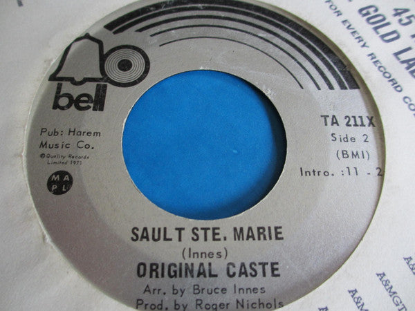 The Original Caste : When Love Is Near / Sault Ste. Marie (7", Single)