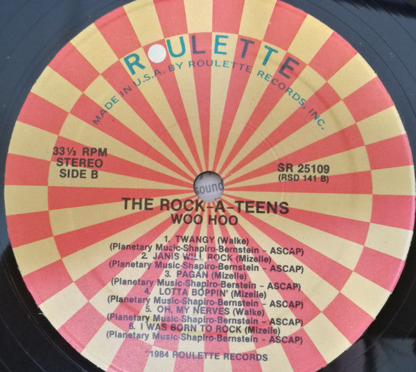 The Rock-A-Teens : Woo-Hoo (LP, Album, RE)