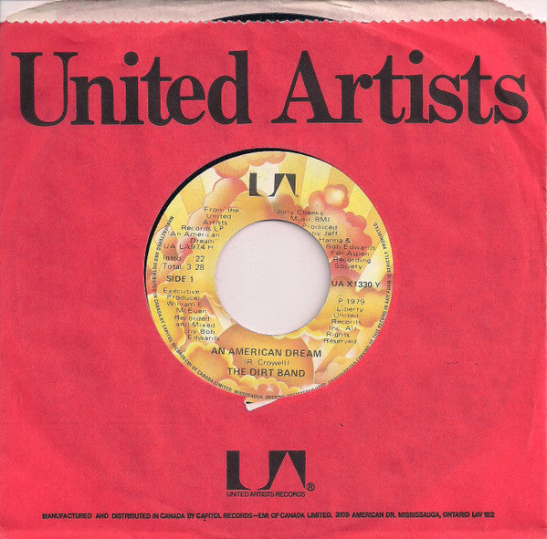 The Dirt Band : An American Dream (7", Single)