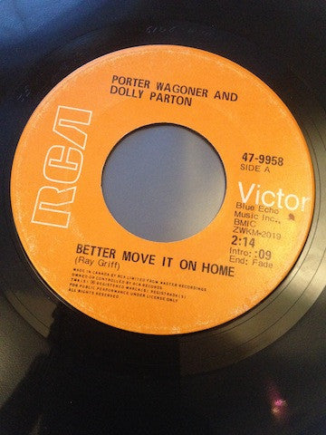 Porter Wagoner And Dolly Parton : Two Of A Kind / Better Move It On Home (7", Single)