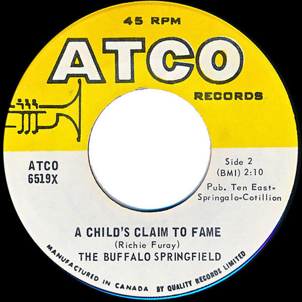 Buffalo Springfield : Rock 'N' Roll Woman / A Child's Claim To Fame (7", Single)