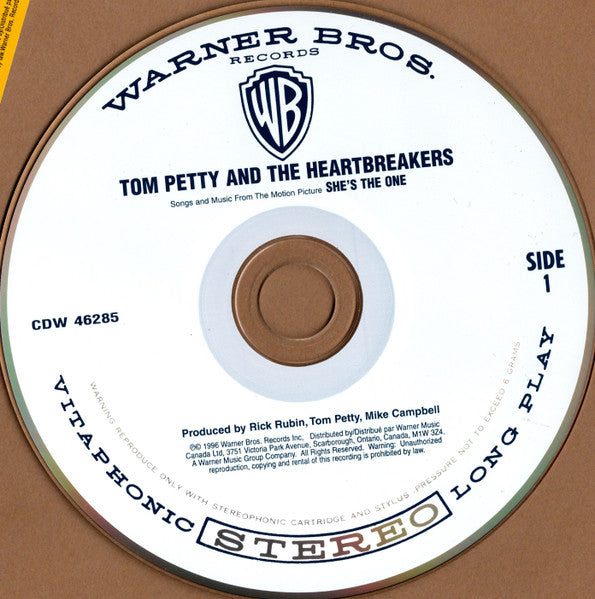 Tom Petty And The Heartbreakers : She's The One - Songs And Music From The Motion Picture (CD, Album)
