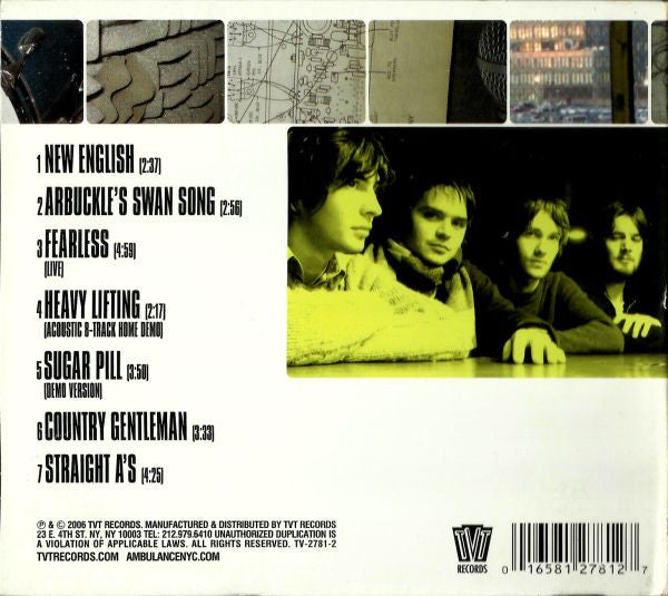 Ambulance LTD : New English EP (CD, EP)