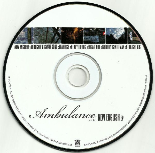 Ambulance LTD : New English EP (CD, EP)