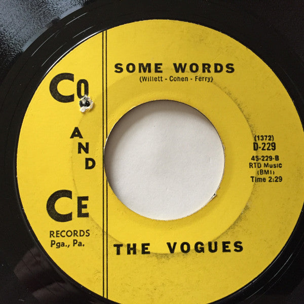 The Vogues : You're The One (7", Single, Styrene)