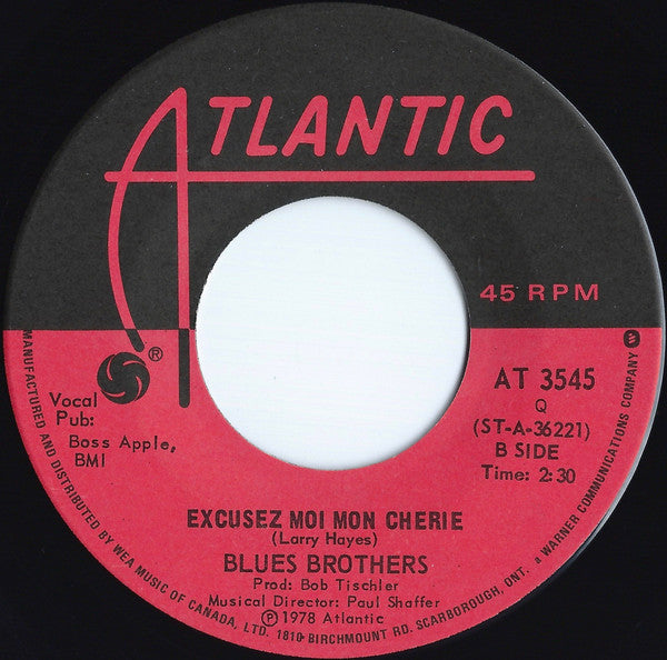 The Blues Brothers : Soul Man (7", Single)