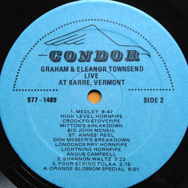 Graham Townsend & Eleanor Townsend : Live At Barre, Vermont (LP, Album)