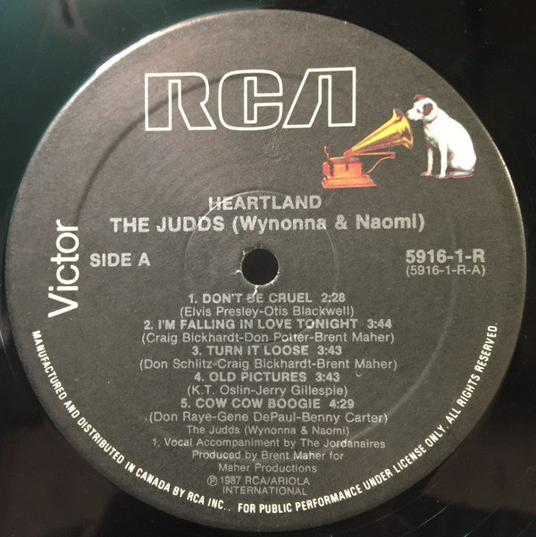 The Judds : Heartland (LP, Album)