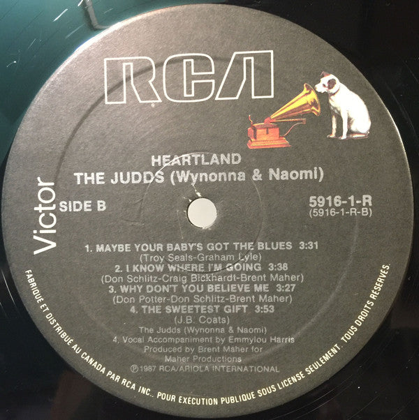 The Judds : Heartland (LP, Album)