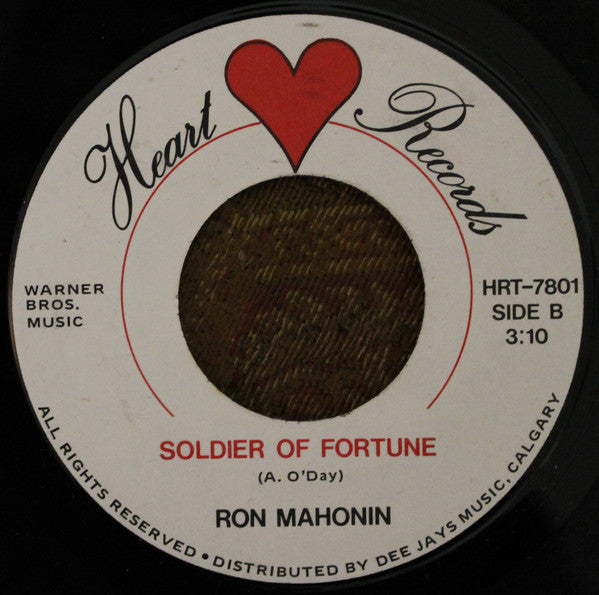 Ron Mahonin : A Hit Song (7")