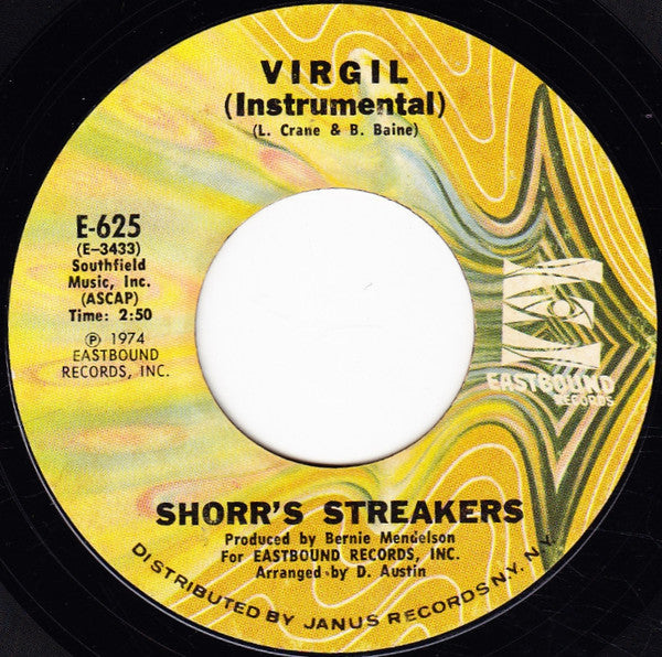 Shorr's Streakers : Streakin' '74 / Virgil (7")