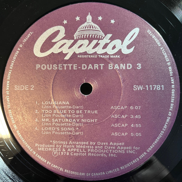Pousette-Dart Band : 3 (LP, Album)