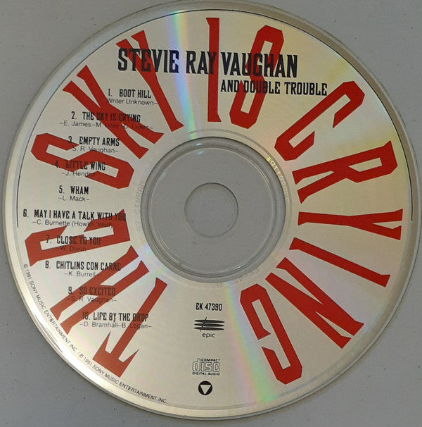 Stevie Ray Vaughan And Double Trouble* : The Sky Is Crying (CD, Album)