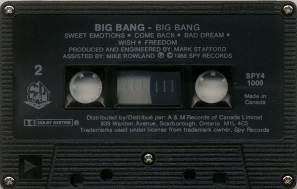 Big Bang (14) : Big Bang (Cass, Album, CrO)