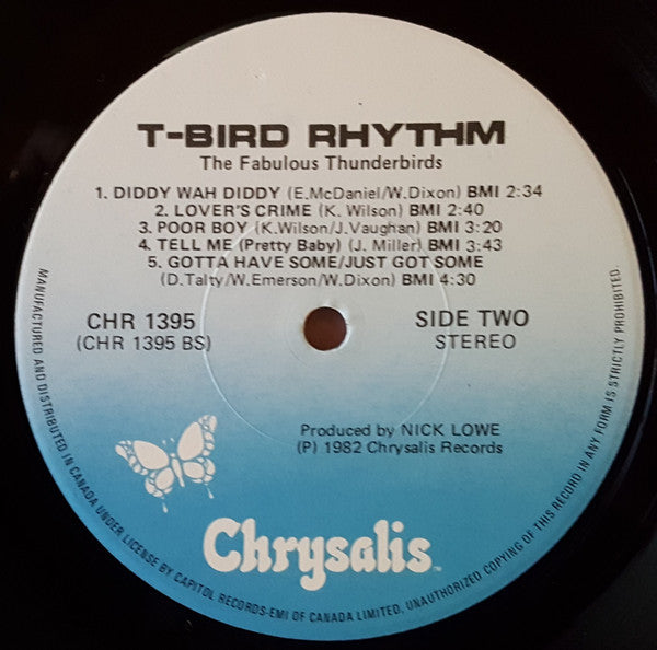 The Fabulous Thunderbirds : T-Bird Rhythm (LP, Album)