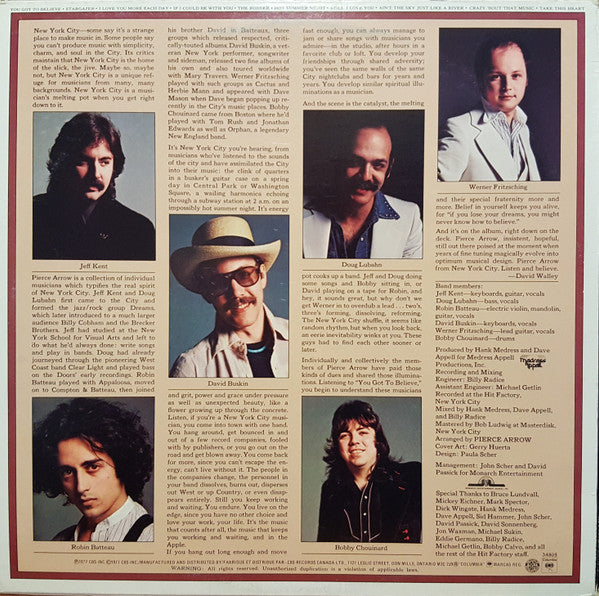 Pierce Arrow : Pierce Arrow (LP, Album)