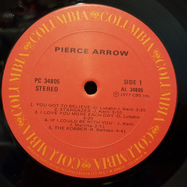 Pierce Arrow : Pierce Arrow (LP, Album)