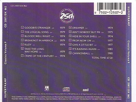 Supertramp : Classics Volume 9 (CD, Comp)
