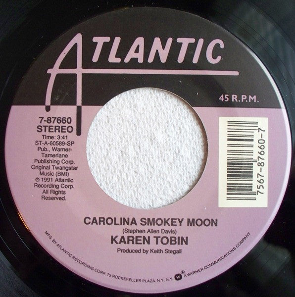 Karen Tobin : Carolina Smokey Moon (7", Single)
