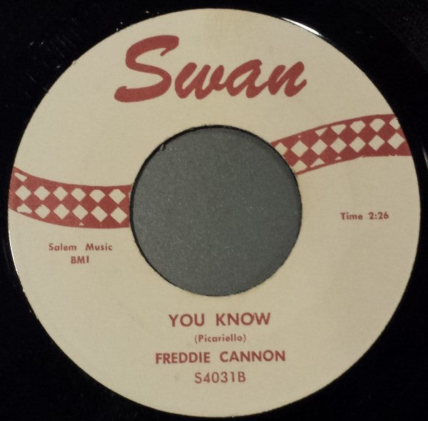 Freddy Cannon : Tallahassee Lassie (7", Single)