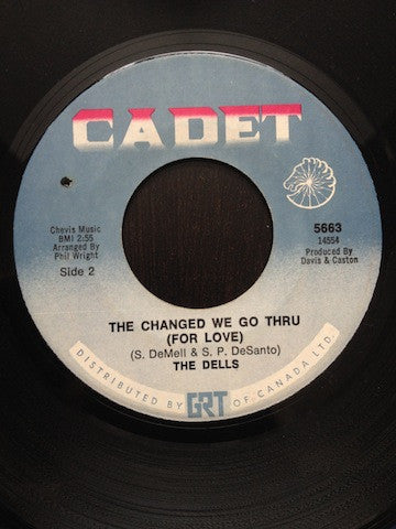 The Dells : Oh What A Day / The Change We Go Thru (7", Single)