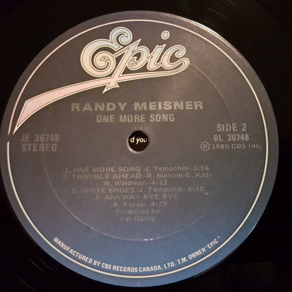 Randy Meisner : One More Song (LP, Album)
