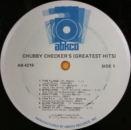 Chubby Checker : Greatest Hits (LP, Comp, Mono)