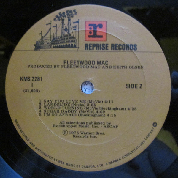Fleetwood Mac : Fleetwood Mac (LP, Album, RP)