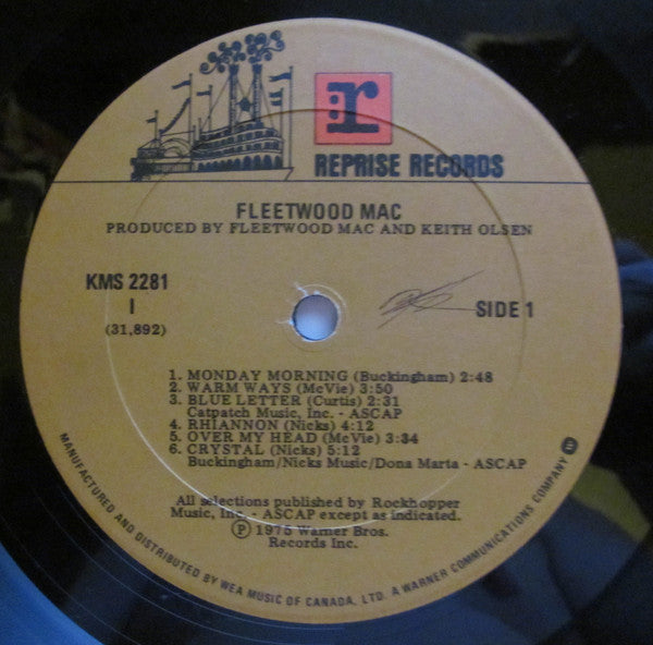 Fleetwood Mac : Fleetwood Mac (LP, Album, RP)