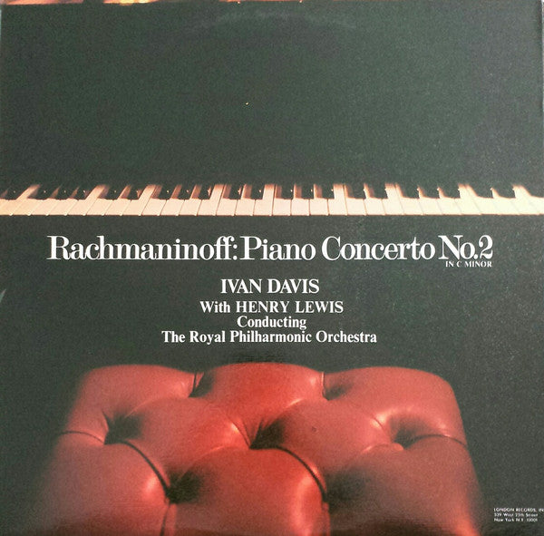 Rachmaninoff* - Ivan Davis (2) With Henry Lewis Conducting The Royal Philharmonic Orchestra* : Piano Concerto No. 2 In C Minor (LP)