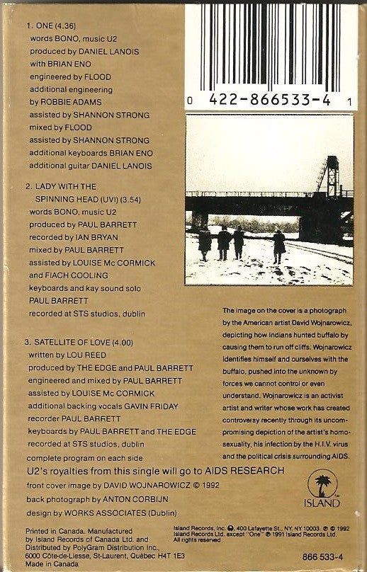 U2 : One (Cass, Single, Dol)