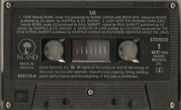 U2 : One (Cass, Single, Dol)