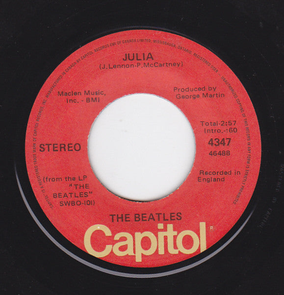 The Beatles : Ob-La-Di, Ob-La-Da (7", Single)